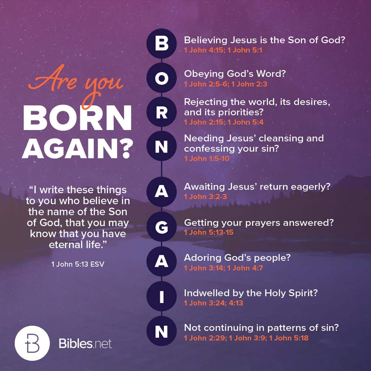 What Does It Mean to Be Born Again? - Bibles.net